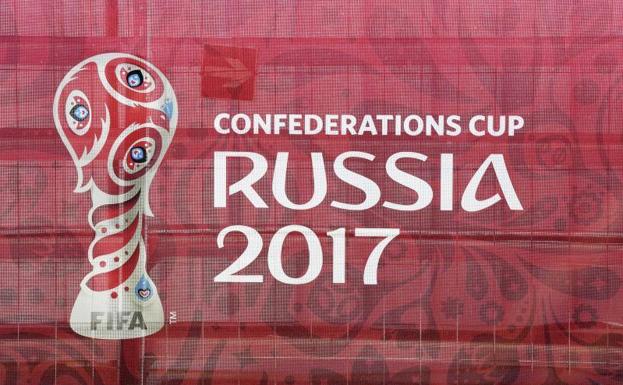 El rótulo de la Copa Confederaciones 2017. /Efe