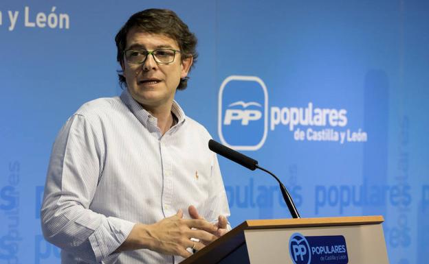 Mañueco en la reunión del Comité Ejecutivo del Partido Popular de Castilla y León/EFE