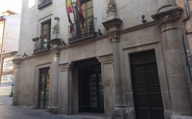 Fachada de la Casa del Sello, nuevo emplazamiento de la oficia de Prodestur.