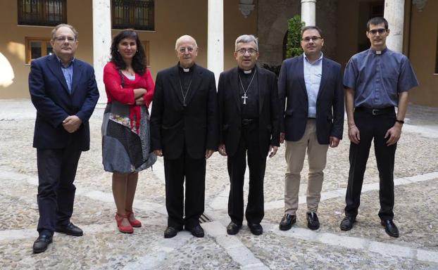 Jesús García Gallo, Teresa Lapuerta, Ricardo Blázquez, Luis Argüello, Guenther Eduardo Boelhoff y Luis Miguel Rojo.
