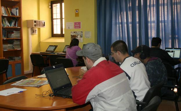 Interior de la Casa Joven.