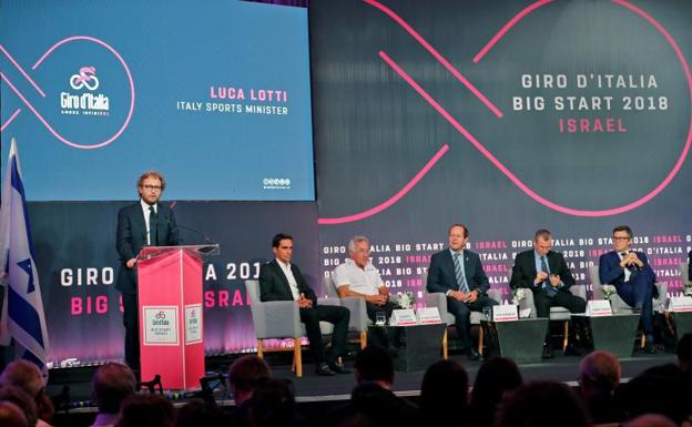 Presentación de la 101 edición del Giro. /Thomas Coex (Afp)