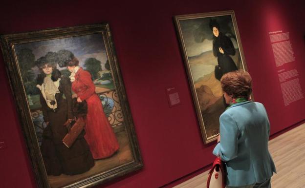Exposición "Zuloaga en el París de la Belle Epoque, 1889-1914" en la Fundación Mapfre./Víctor Lerena (Efe)