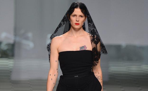 Bimba Bosé durante un desfile. /AFP