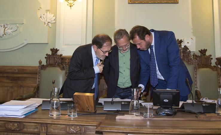 Pleno en el Ayuntamiento de Valladolid