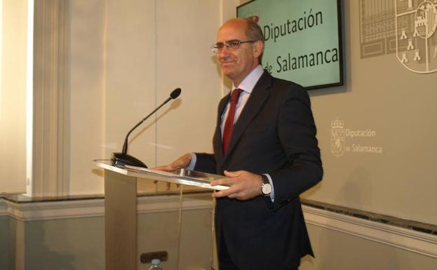 El presidente de la Diputación, Javier Iglesias./WORD