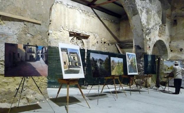 Una exposición en el Centro Santo Domingo, lugar de celebración de este primer encuentro ‘Arte Hispania’./El Norte