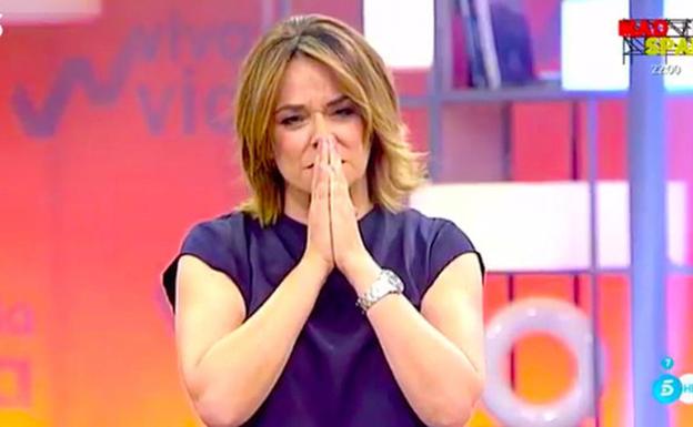 Toñi Moreno, presentadora de 'Viva la vida'. /Telecinco