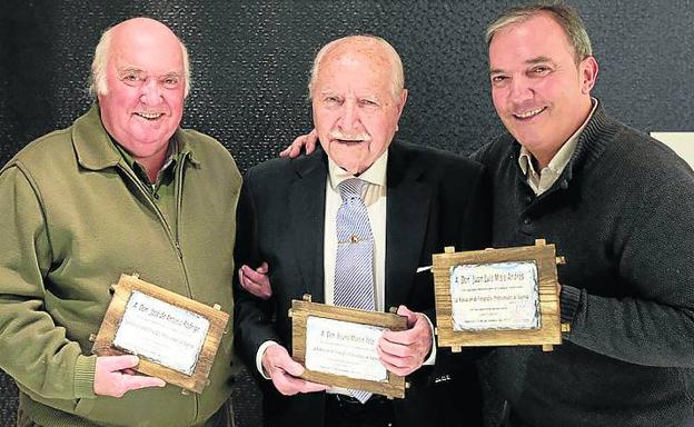 José de Antonio (i), Bruno Martín y Juan Luis Misis. /El Norte
