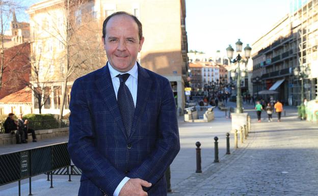 Cándido López, presidente de la patronal de empresas de hostelería de Segovia. Tanarro/