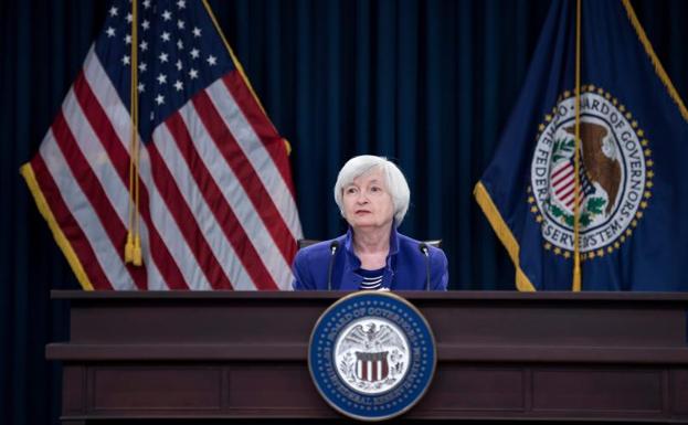 Janet Yellen, presidenta de la Reserva Federal./Brendan Smialowski (Afp)