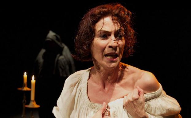 Gema Matarranz, en el papel de Juana la loca. /El Norte