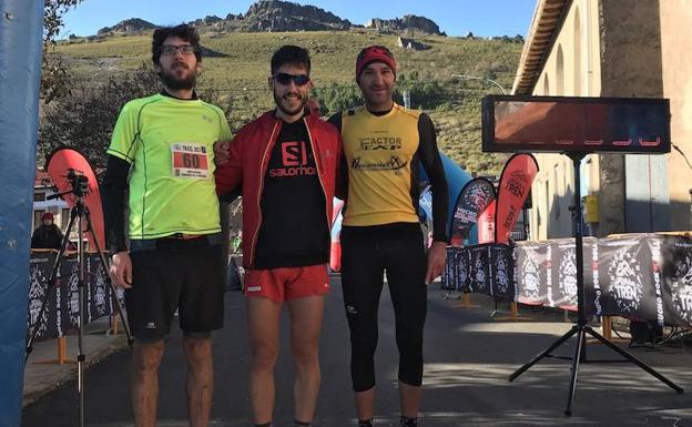 Podio masculino del trail