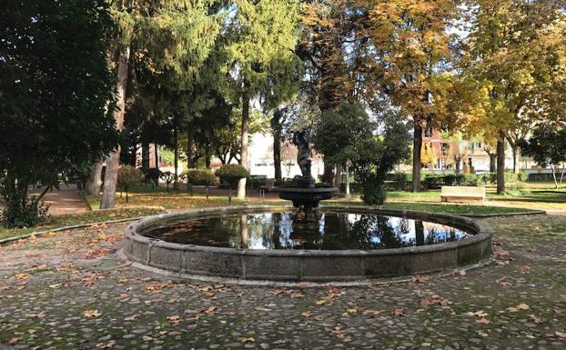 Fuente del parque de La Florida, uno de los ejes de la rehabilitación. /S.G.