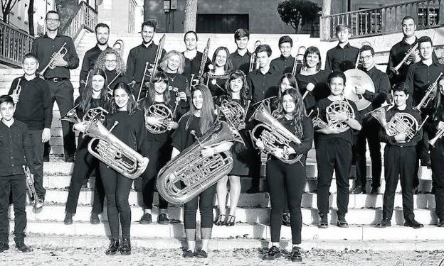 Grupo de Metales y Percusión del Conservatorio Profesional de Música de Palencia. /El Norte