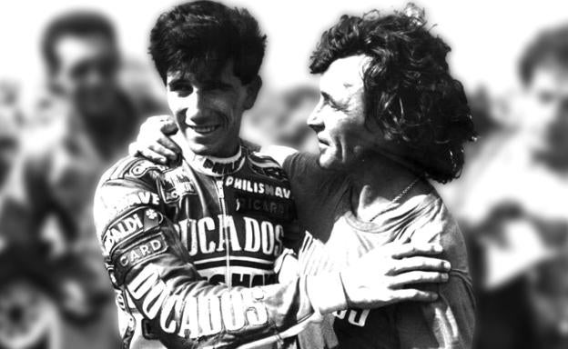 Jorge Martínez Aspar y Ángel Nieto./