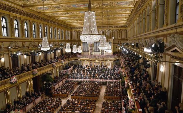 Concierto de Año Nuevo de la Filarmónica de Viena. /Afp