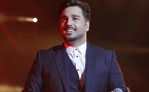 David Bustamante durante un concierto. /El Norte