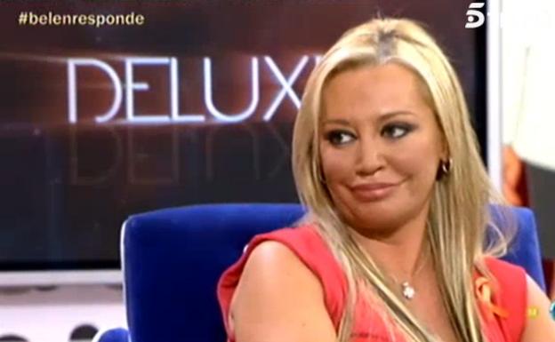 Belén Esteban en 'Sábado Deluxe'. /Telecinco