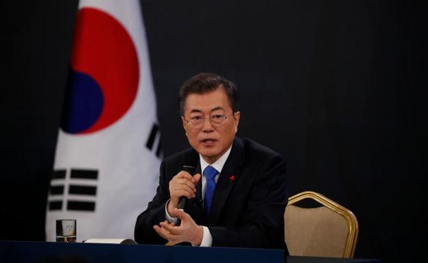 El presidente surcoreano, Moon Jae-in./AFP