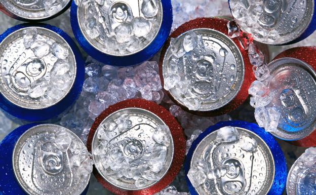 Latas de bebidas refrescantes./Richard Thomas