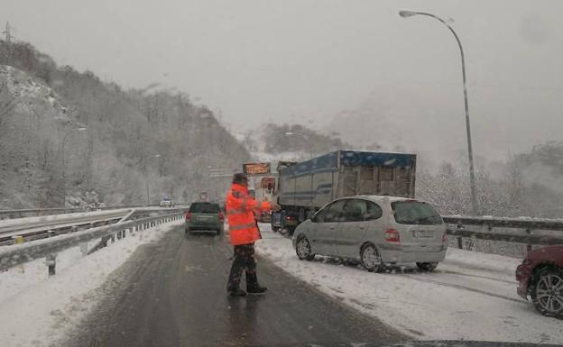 Carreteras afectadas por el temporal./ICAL
