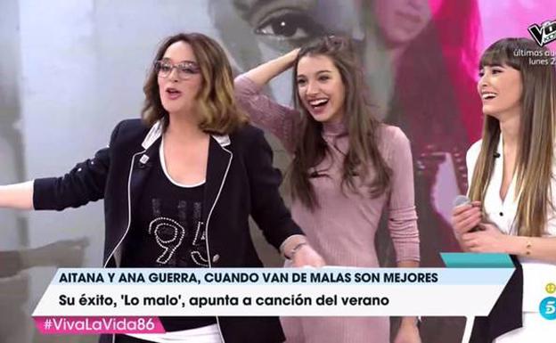 Toñi Moreno mete la pata con Aitana y Ana Guerra