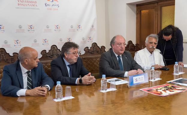 Joaquín Merchán, Ángel Castilla, Enrique Cabero y Muhammad Ehsan Ullah Khan. /WORD