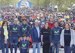 Cerca de 3.000 personas se agrupan en la salida de la marcha./ G. VILLAMIL/