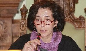La concejala Mercedes Cantalapiedra. / H. SASTRE/