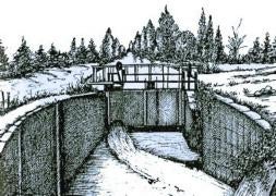 Esclusa de Herrera de Pisuerga./