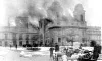 Incendio en el Palacio de La Granja/