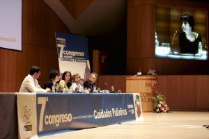 María del Pilar Locán, durante su intervención. / J. M. GARCÍA-EFE/