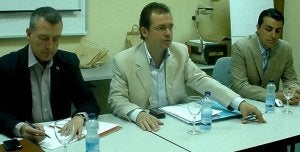 Manuel Buendía (izquierda), Paco Jorge y Fernando Pradells. ::
B. R./