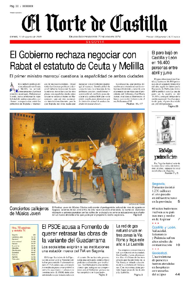 Tal día como hoy en 1999
