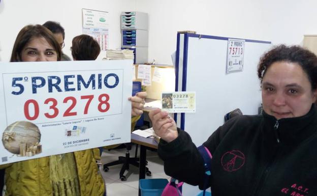 El quinto premio 03278 deja 2,09 millones en Laguna de Duero