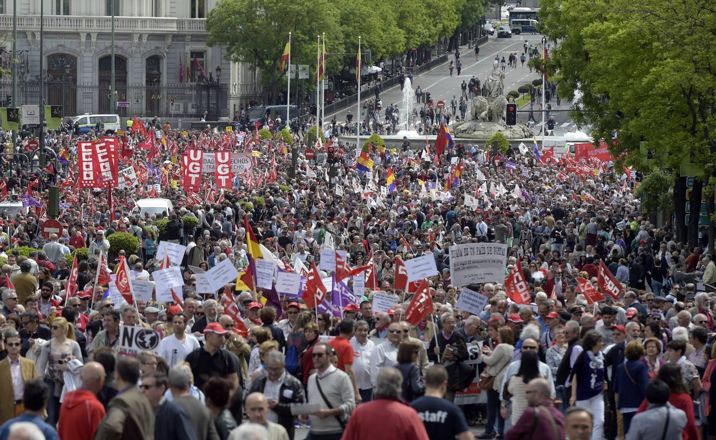 Manifestación del Primero de Mayo en Madrid - elnortedecastilla.es
