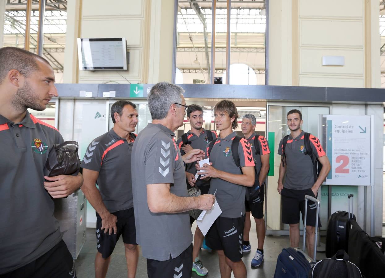 El Real Valladolid pone rumbo a Córdoba en el primer partido de Liga