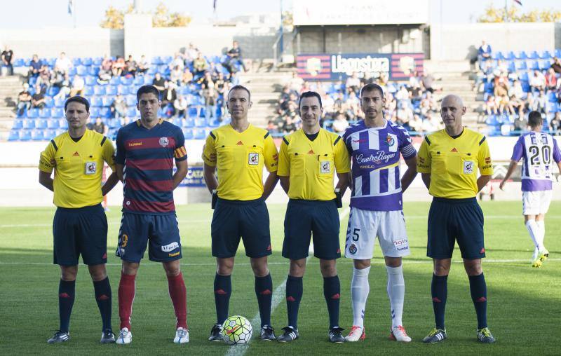 Derrota del Real Valladolid ante la UE Llagostera (3-1)