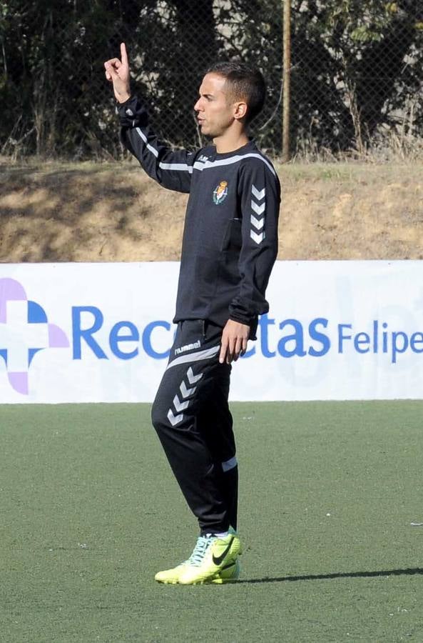 Primer entrenamiento de Borja Jiménez al frente del Promesas