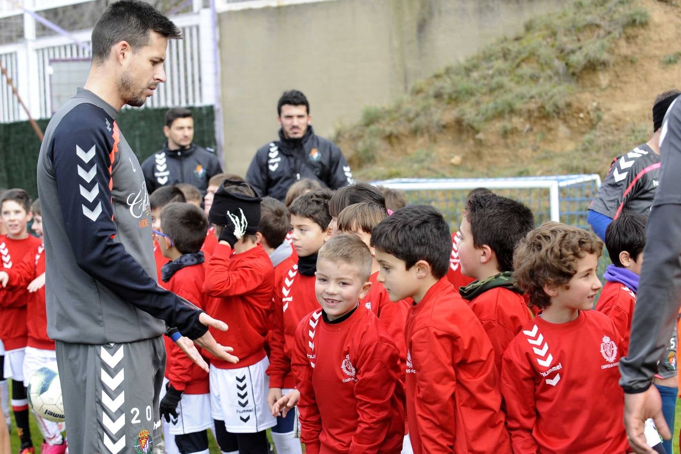 Entrenamiento navideño del Real Valladolid