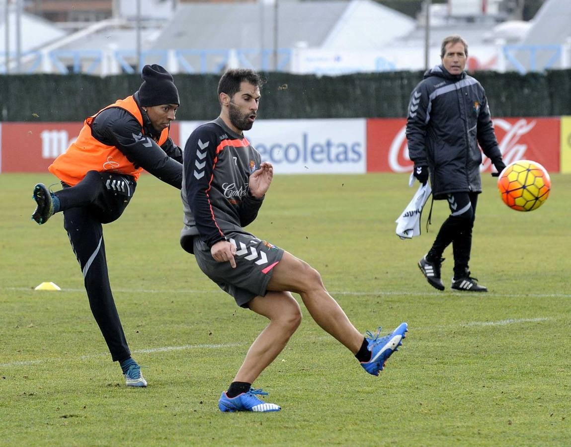 Entrenamiento navideño del Real Valladolid