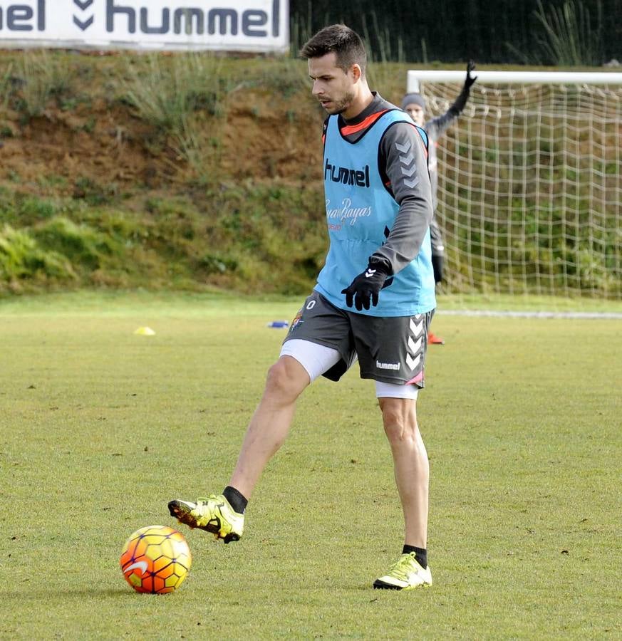 Entrenamiento navideño del Real Valladolid