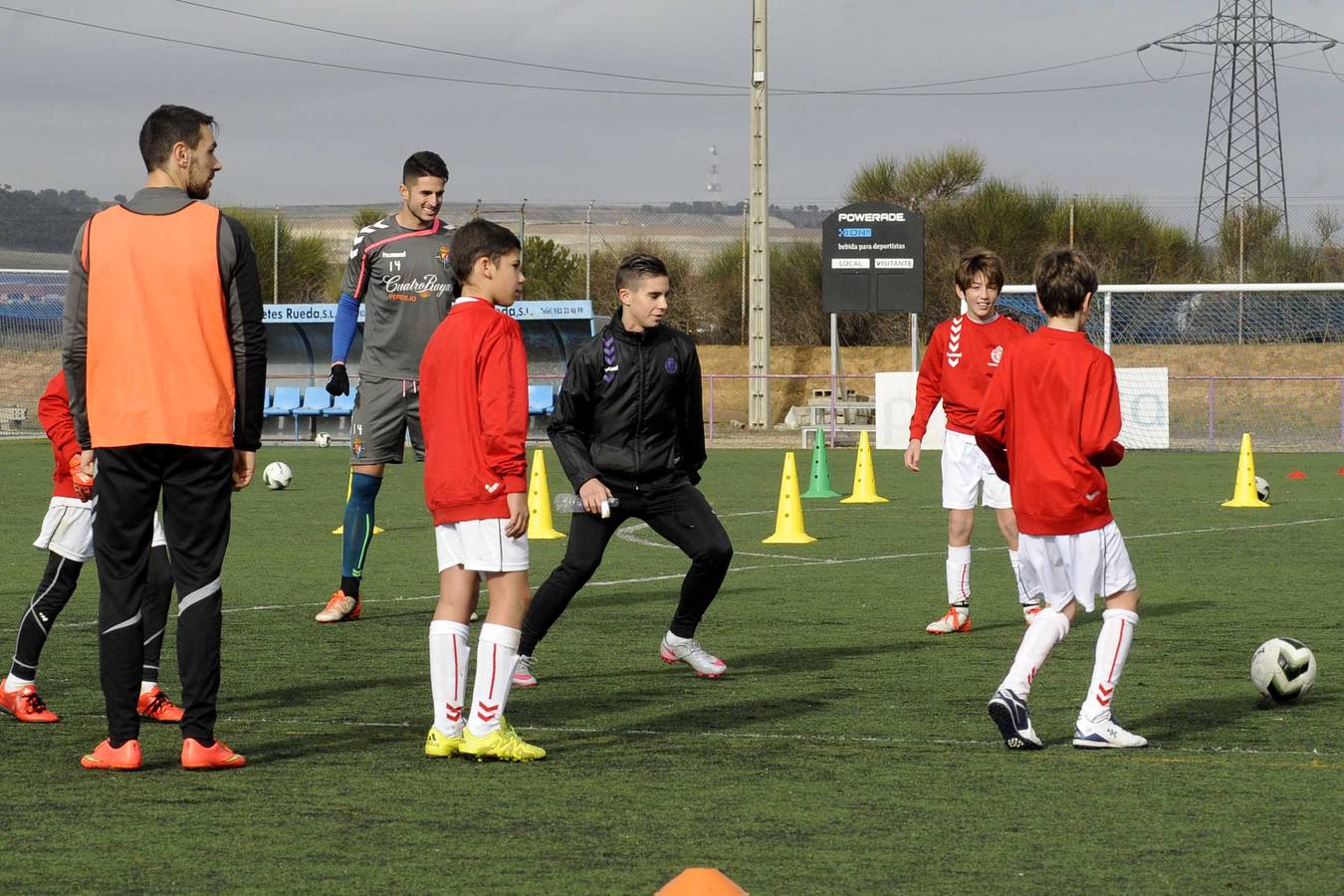 Entrenamiento navideño del Real Valladolid