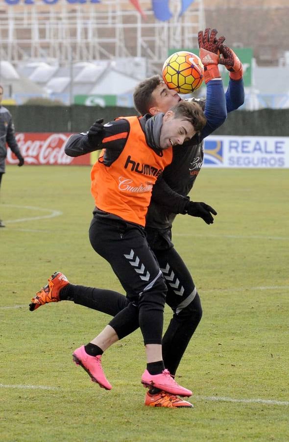 Entrenamiento navideño del Real Valladolid