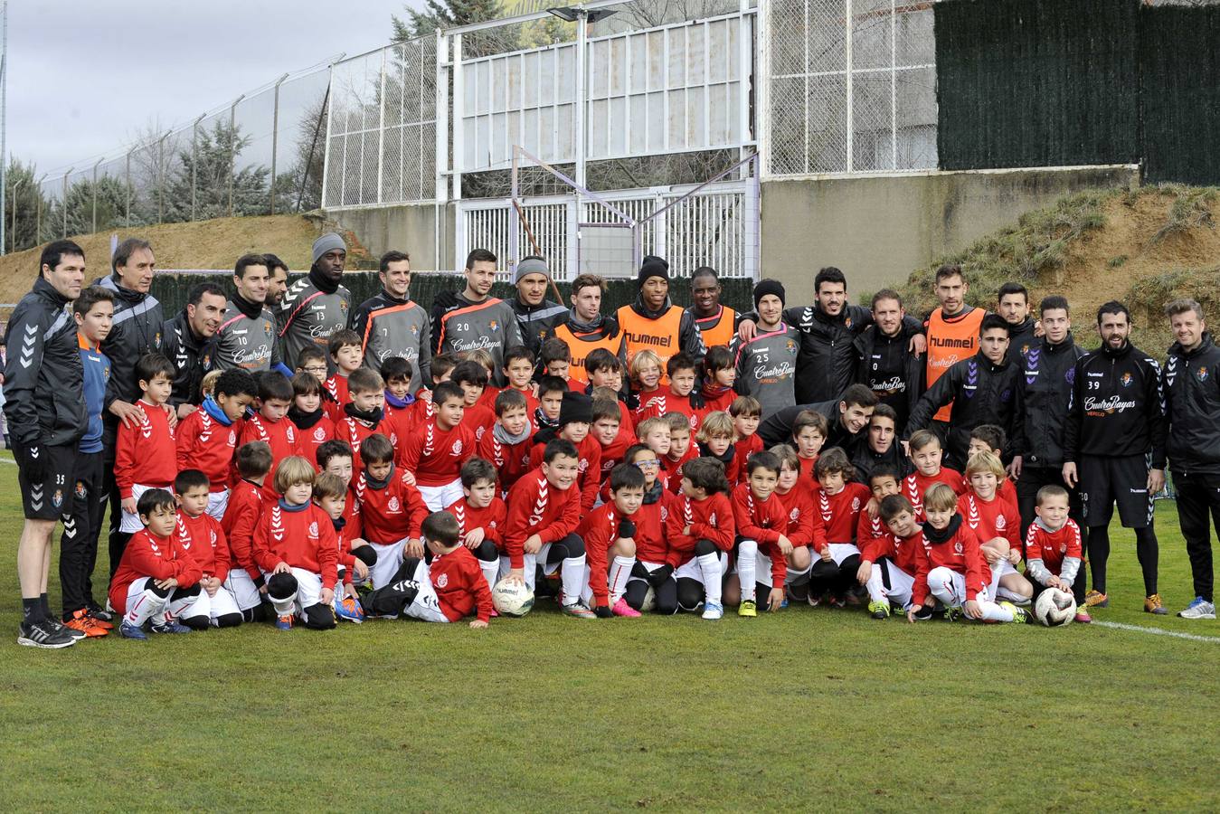 Entrenamiento navideño del Real Valladolid