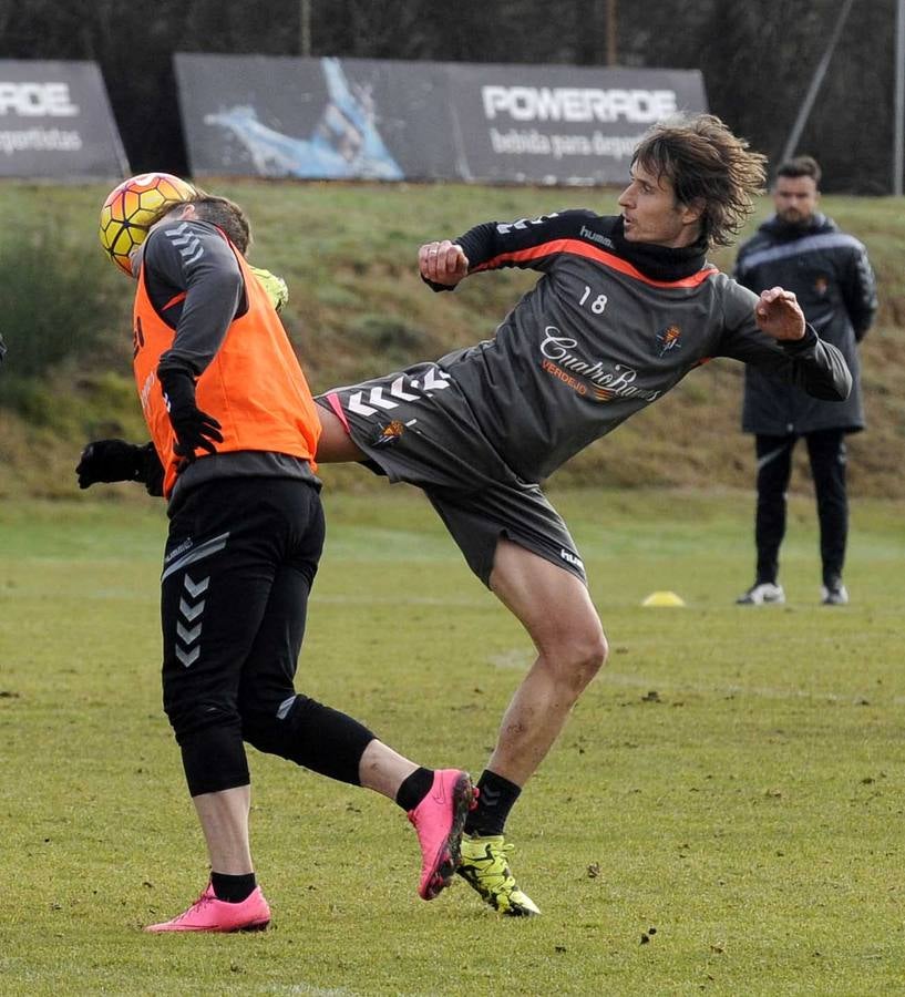Entrenamiento navideño del Real Valladolid