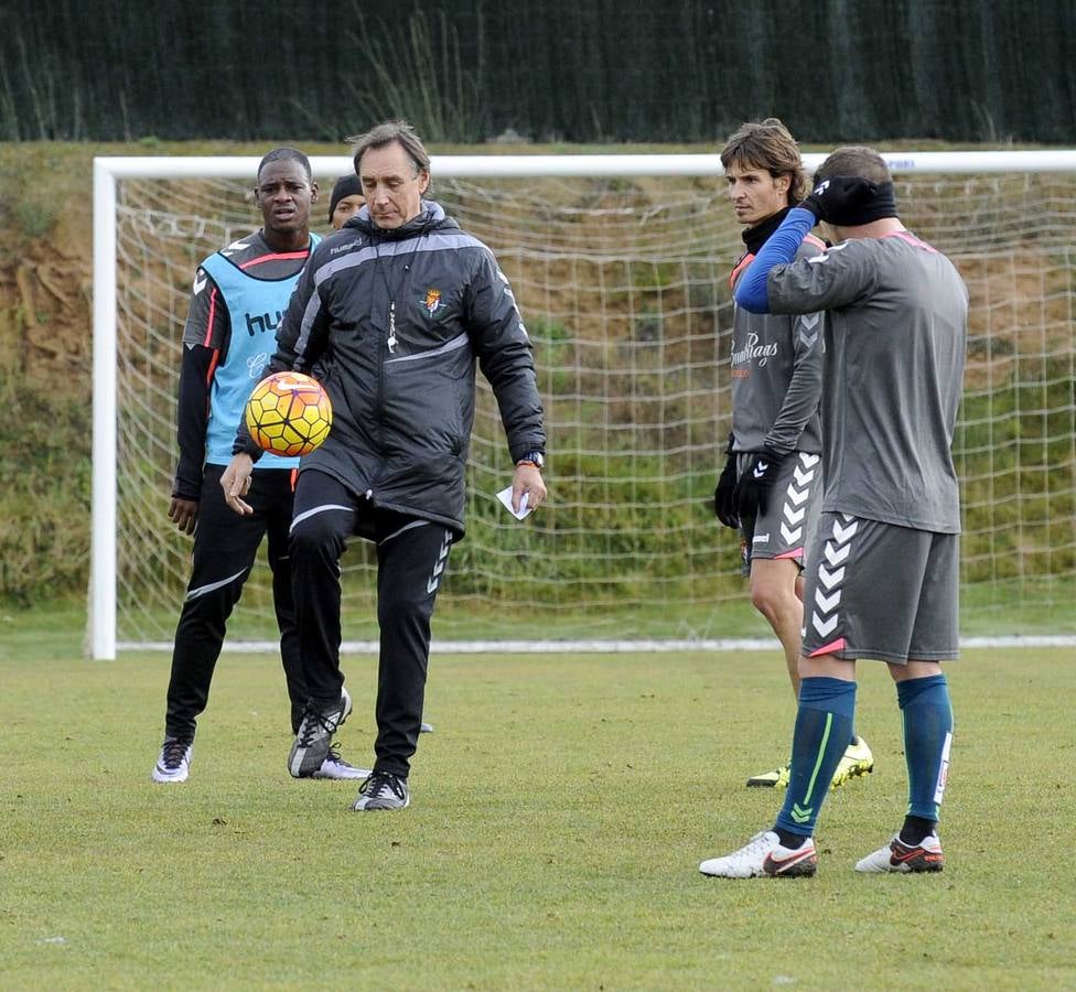 Entrenamiento navideño del Real Valladolid
