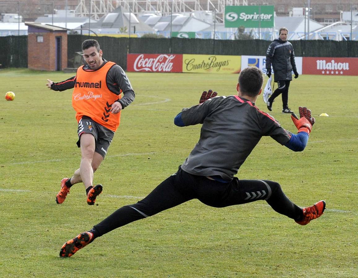 Entrenamiento navideño del Real Valladolid