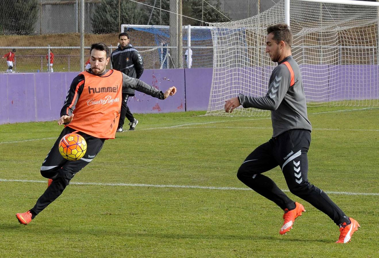 Entrenamiento navideño del Real Valladolid